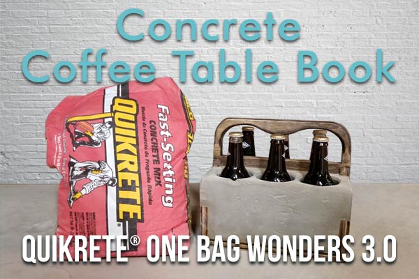 QUIKRETE's Concrete Coffee Table Book