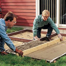 Building a Concrete Patio