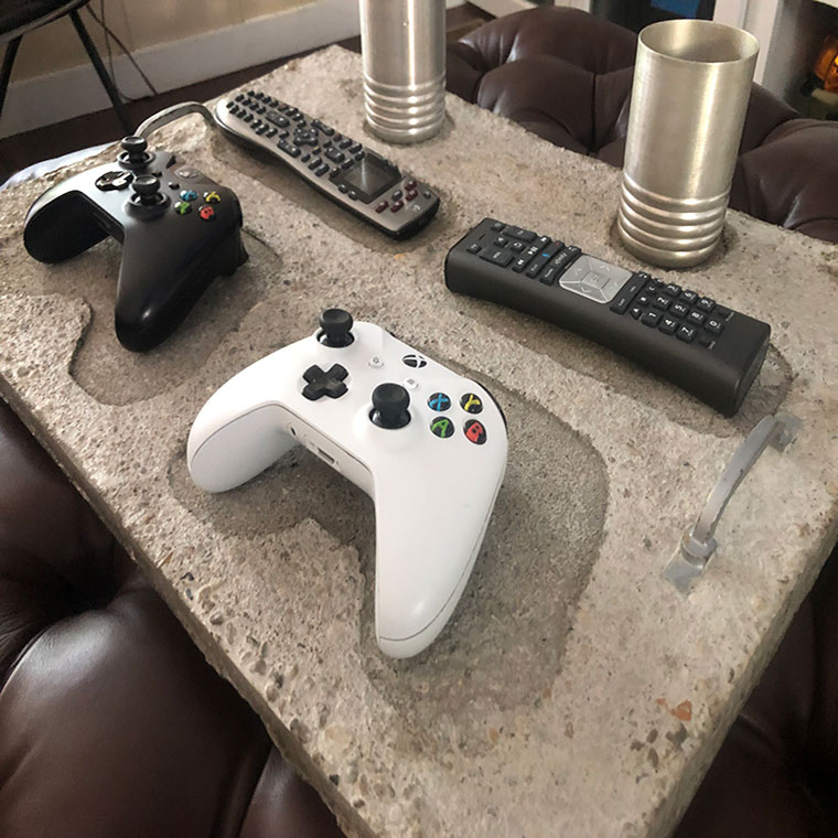 Xbox Controller Holding Station: - 2019 Haven Concrete Casting Call Entries