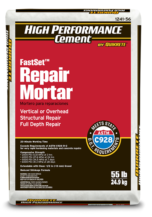 High Performance Cement - FastSet Repair Mortar