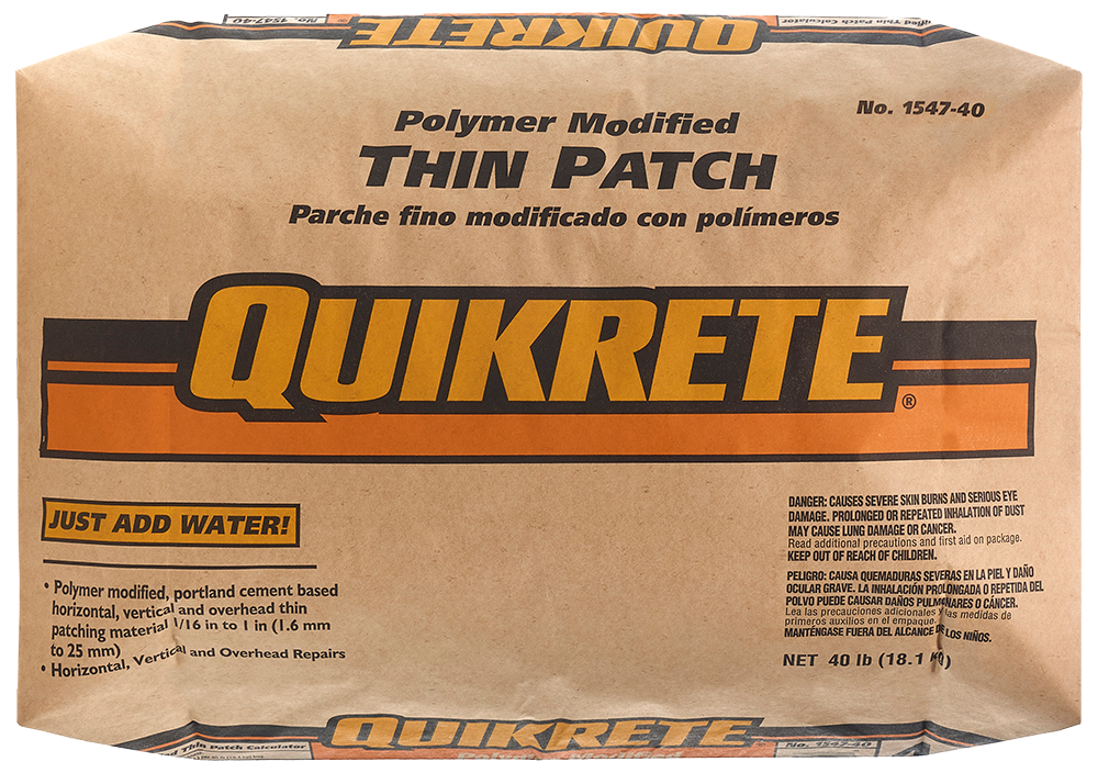 Polymer Modified Thin Patch