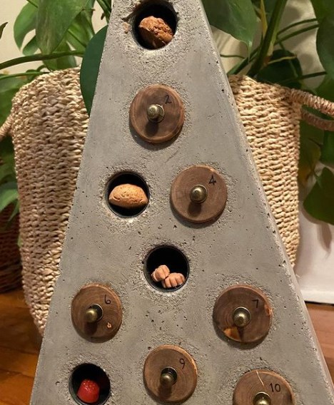 Christmas Tree Advent Calendar with Vintage Film Canisters - One Bag Wonder Contest Entries