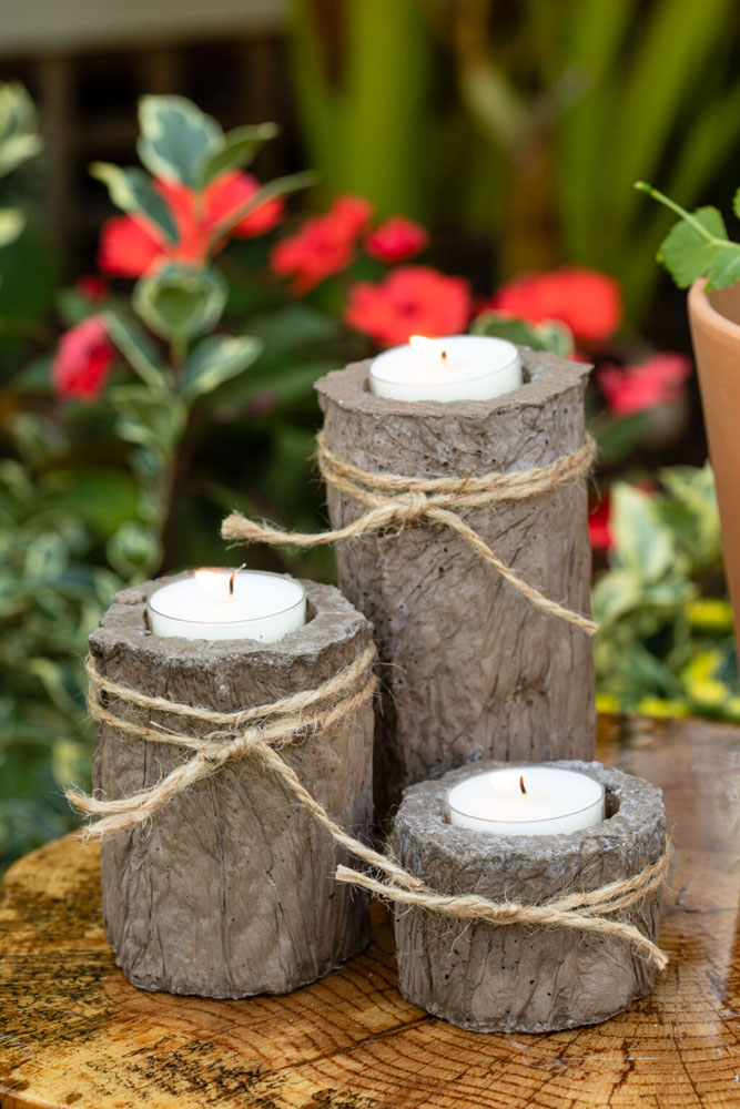Outdoor Candle Holders - One Bag Wonder Contest Entries