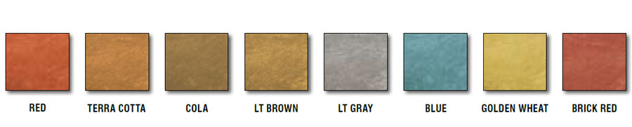 Quikrete Concrete Stain Colors Chart