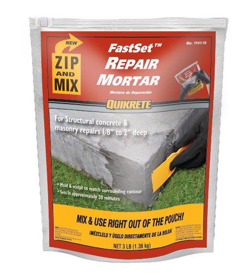 Zip & Mix - FastSet™ Repair Mortar