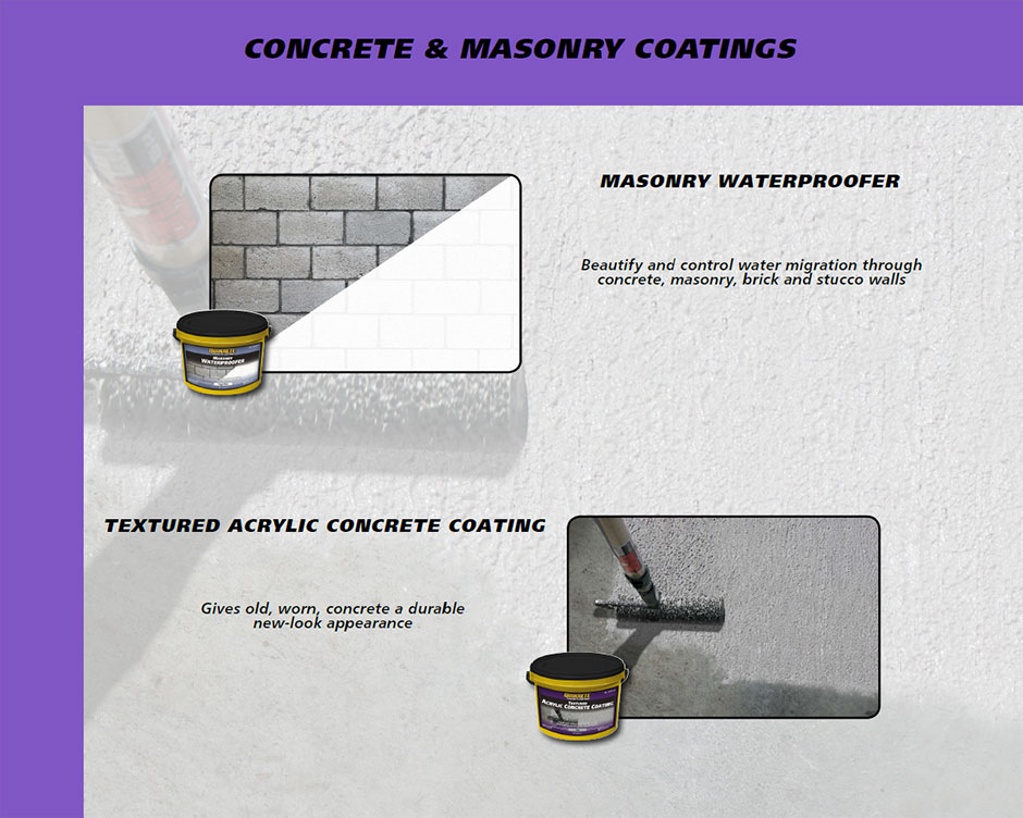 Concrete & Masonry Coatings QUIKRETE Cement and Concrete Products