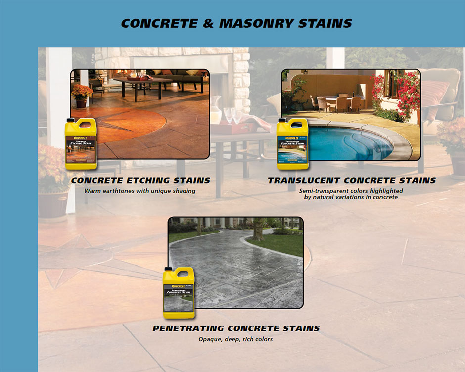 Concrete & Masonry Stains QUIKRETE Cement and Concrete Products