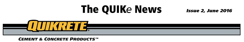 QUIKRETE - The QUIKe News