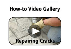 How-To Video Gallery - Repairing Cracks